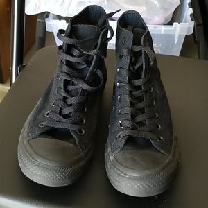 Converse Black high top shoes